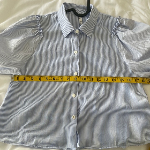 Zara Stripe Button Down Top - Picture 4 of 4